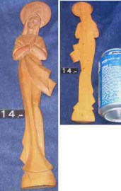 14 SILUETA BAJO RELIEVE VIRGEN MADERA